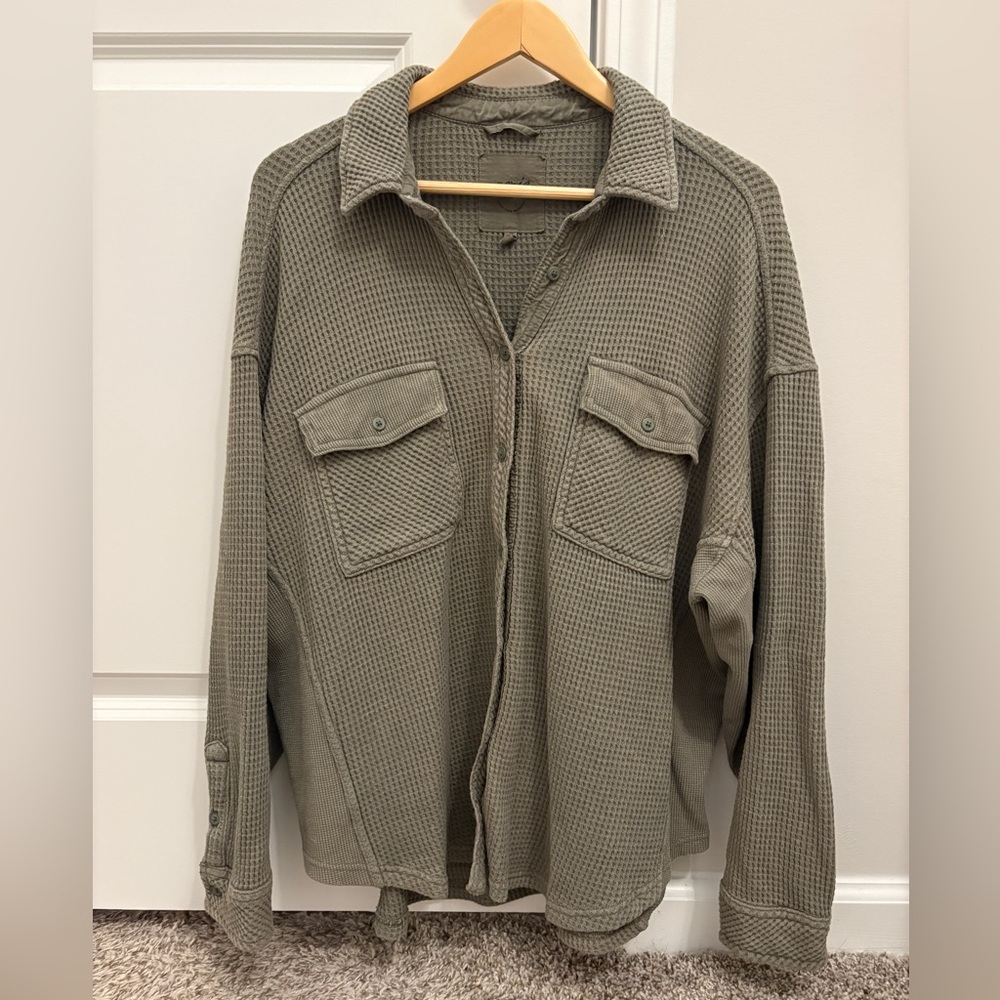 Aerie Waffle Knit Shirt
